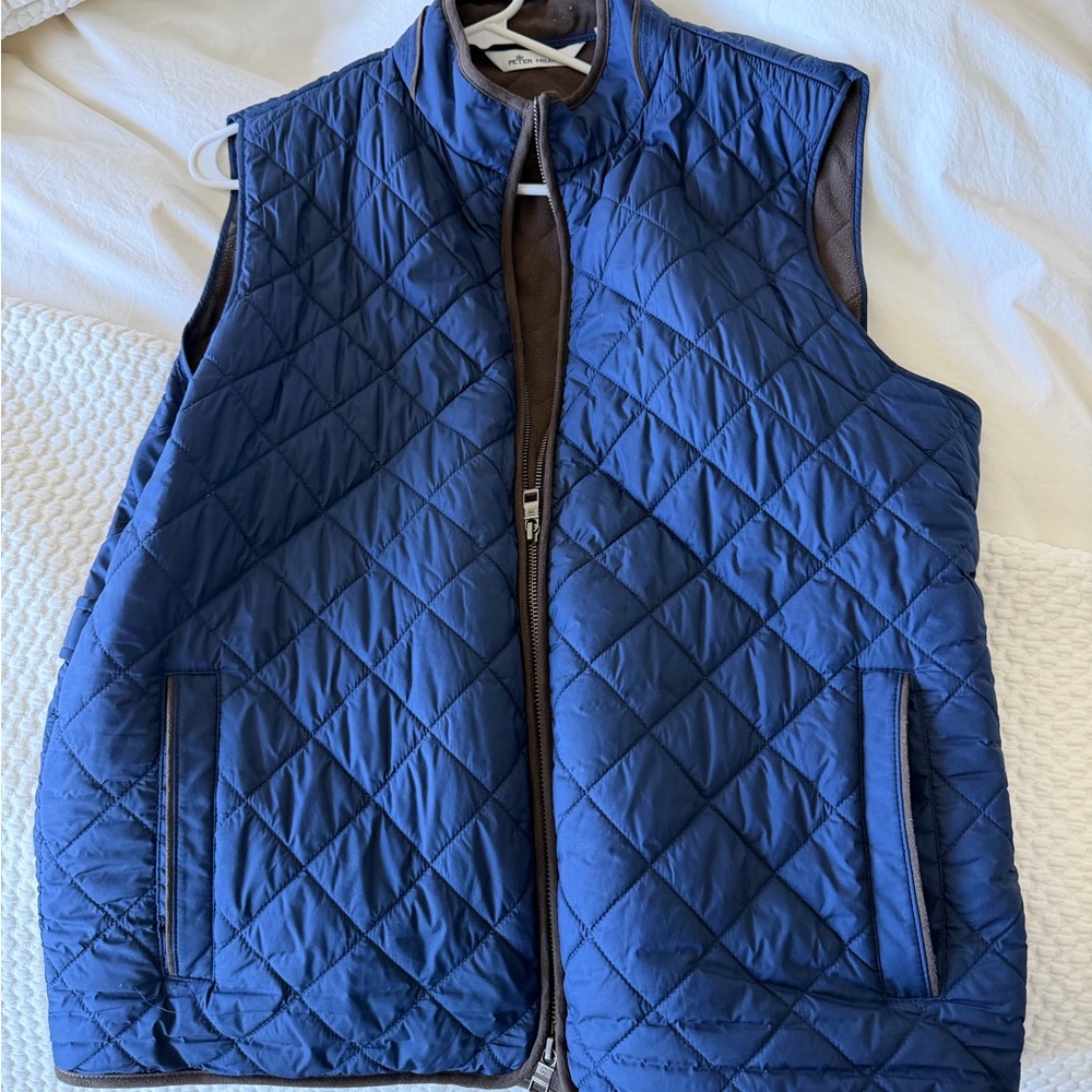 Peter Millar Essex Men's navy  Quilted Vest